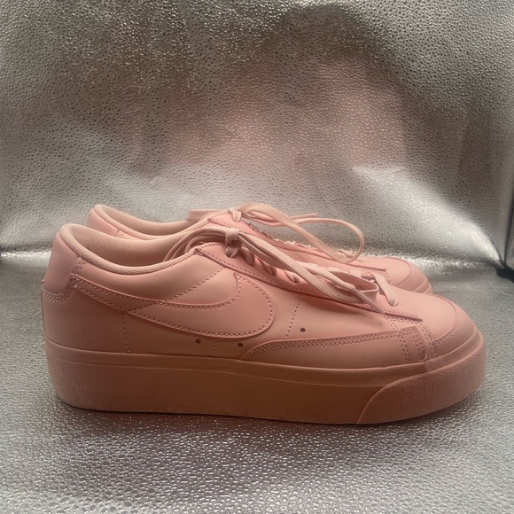 Nike Blazer Low Platform Pink Sneakers - Picture 2 of 7